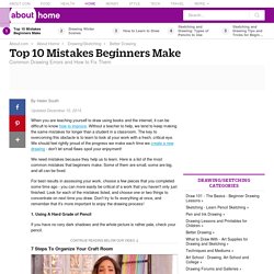 Drawing Tips - Top 10 Mistakes Beginners Make