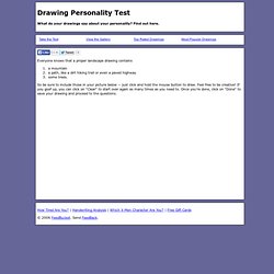 Drawing Personality Test
