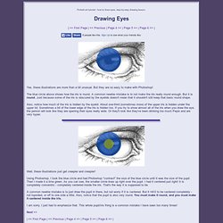 Drawing the eyes - drawing lesson. portrait tutorial