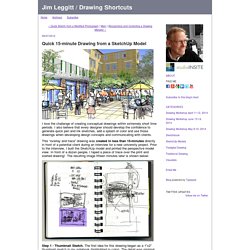 Quick 15-minute Drawing from a SketchUp Model - Jim Leggitt / Drawing Shortcuts