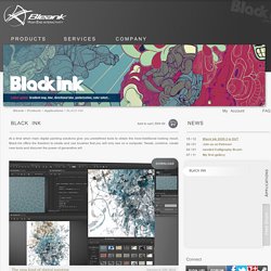 BLACK INK drawing software for high quality generative art