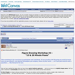 Figure Drawing Workshop #3 - '15 & 20 Minute Poses'