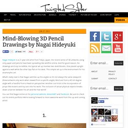 Mind-Blowing 3D Pencil Drawings by Nagai Hideyuki