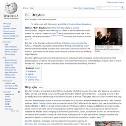 Bill Drayton - inventeur de l'entrepreuneuriat social