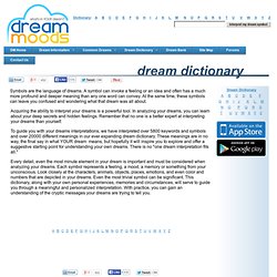 Dream Moods A-Z Dream Dictionary