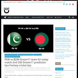 PK-W Vs BD-W Dream11 Team For Today Match-2nd ODI-Dream11 Prediction Tips-Fantasy Cricket Tips