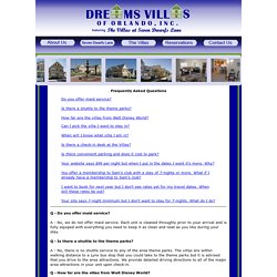 Dreams Villas of Orlando featuring the villas at Seven Dwafs Lane