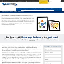 CRM Development - DreamSoft4u