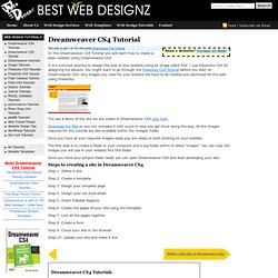 Dreamweaver CS4 Tutorial