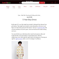 5 Year Boy Dress