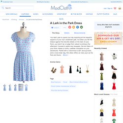 A Lark in the Park Dress