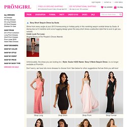 Sexy Short Sequin Dresses, Scala Sequin Cocktail Dresses-Promgirl