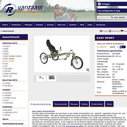 Driewieler Easy Sport driewielfiets Van Raam