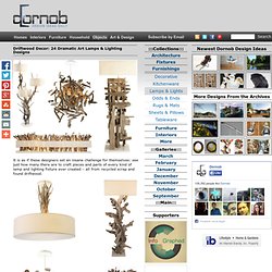 Driftwood Decor: 24 Dramatic Art Lamps & Lighting Designs