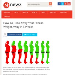 How To Drink Away Your Excess Weight Away In 8 Weeks