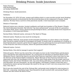 Drinking Poison: Inside Jonestown