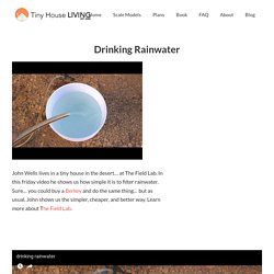 Drinking Rainwater