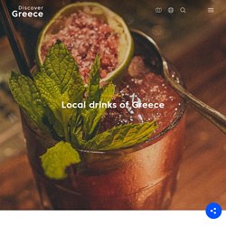 Local drinks of Greece