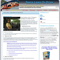 Teens Learn to Drive