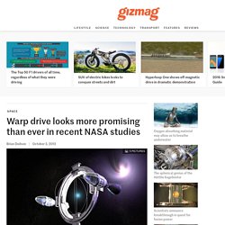 Warp drive looks more promising than ever in recent NASA studies