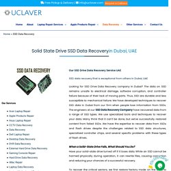 SSD Drive Data Recovery Dubai
