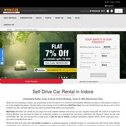 Self-drive car rental in Indore