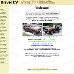 JeepEV - Jeep Cherokee EV conversion