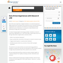 Data Driven Experiences with Sitecore 8 xDB