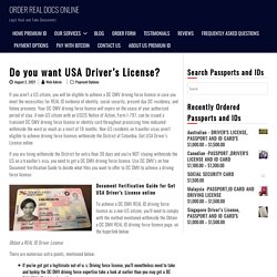 Get USA Driver’s License online