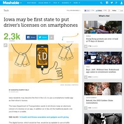 Iowa may be first state to put driver's licenses on smartphones