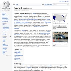 Google driverless car - Wikipedia, the free encyclopedia - Nightly