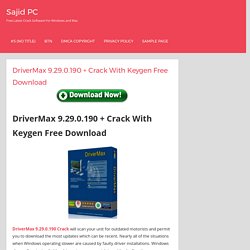 DriverMax 9.29.0.190 + Crack With Keygen Free Download