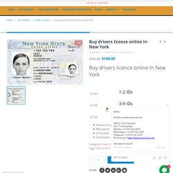 Buy drivers licence online In New York - HK BILLS SUPPLIER