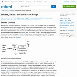 Drivers, Relays, and Solid State Relays
