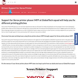 Drivers Support for Xerox Printer