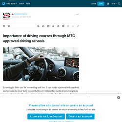Importance of driving courses