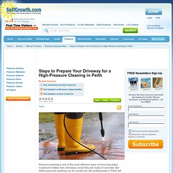 Steps to Prepare Your Driveway for a High-Pressure Cleaning in Perth