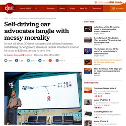 Self-driving car advocates tangle with messy morality