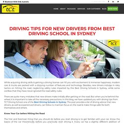 Driving Tips for New Drivers from Best Driving School in Sydney
