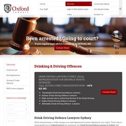 Hire The Drink Driving Lawyers In Parramatta By Oxford Lawyers