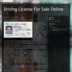 Driving License For Sale Online: 5 Easy Facts about Buy Driver License Online Described