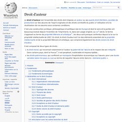 Wikipedia - Droit d'auteur