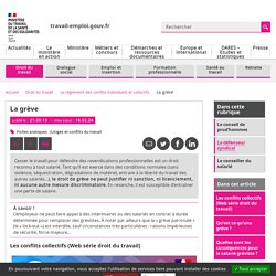 Droit de grève : ce que dit le code du travail