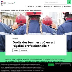 Droits des femmes : où en est l'égalité professionnelle