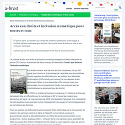 Métropole de Brest / Accès aux droits et inclusion numérique, vers une stratégie territoriale partagée