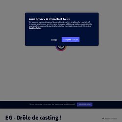 EG - Drôle de casting ! by VIDAL-ROSSET on Genially
