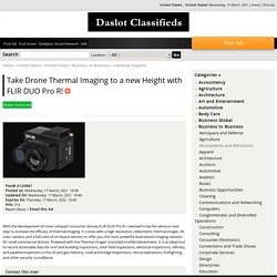 Take Drone Thermal Imaging to a new Height with FLIR DUO Pro R!