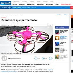 Drones : ce que permet la loi