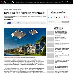 Drones for "urban warfare" - drones