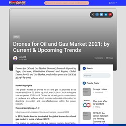 May 2021 Report on Global Drones for Oil and Gas Market Overview, Size, Share and Trends 2021-2026